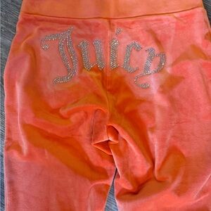 Juicy Couture Big Bling Orange Pants
